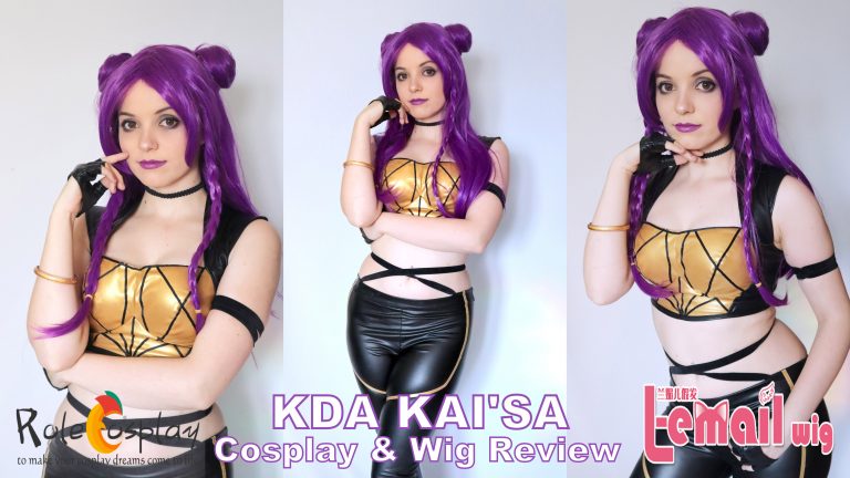 Kai’sa Kda from League of Legends Cosplay & wig review from Rolecosplay and L-email wigs