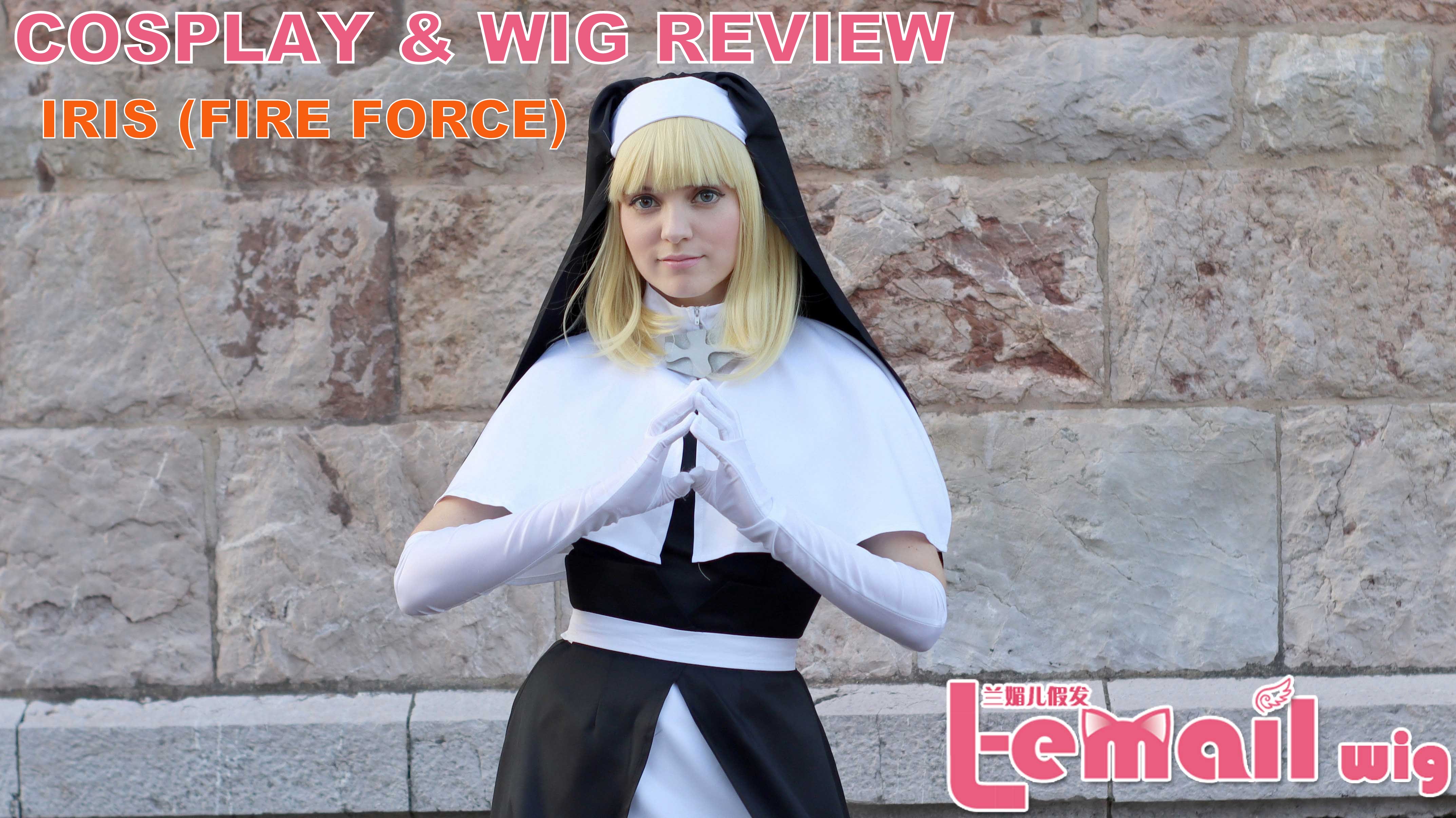 Cosplay & wig review: Iris (Fire Force) costume & wig from L-email wigs