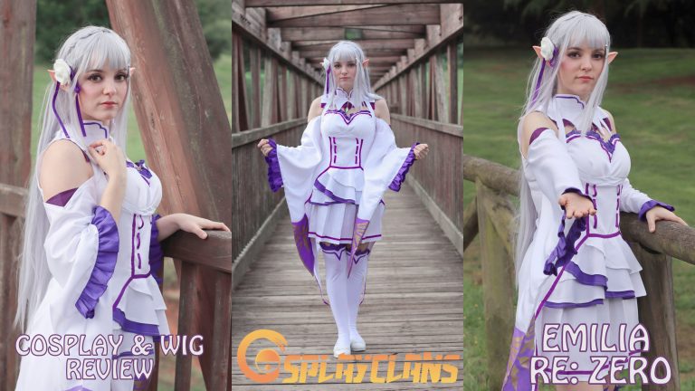 Cosplay & wig Review: Emilia (Re:Zero) from Cosplayclans