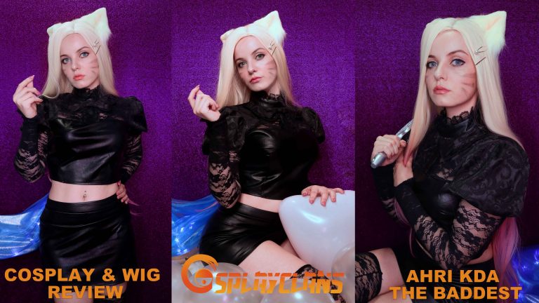 Cosplay & Wig review: Ahri KDA The Baddest from Cosplayclans
