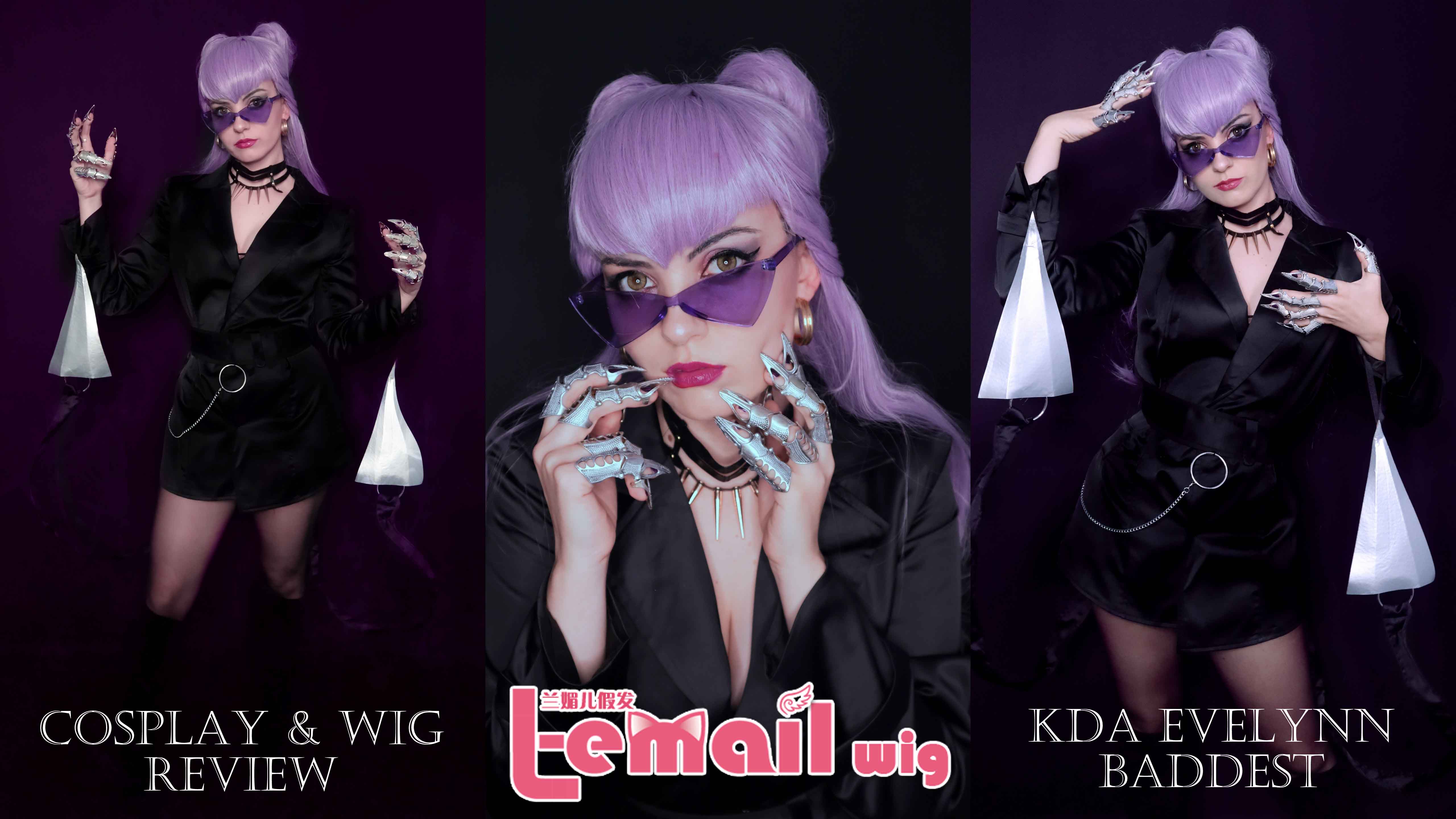 Cosplay & wig review: Evelynn KDA Baddest from L-email Wigs