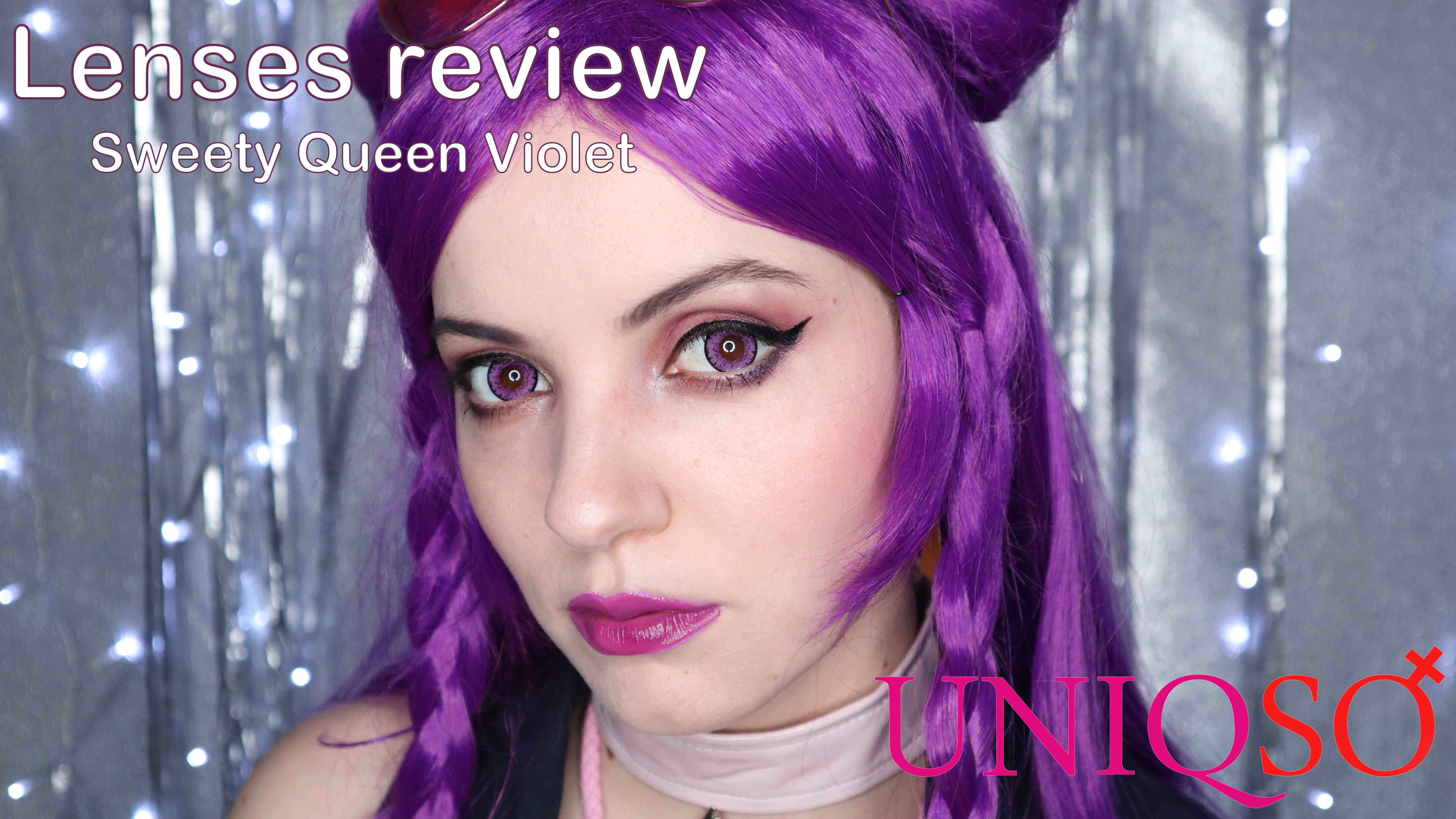 Lens review: Sweety Queen Violet from Uniqso