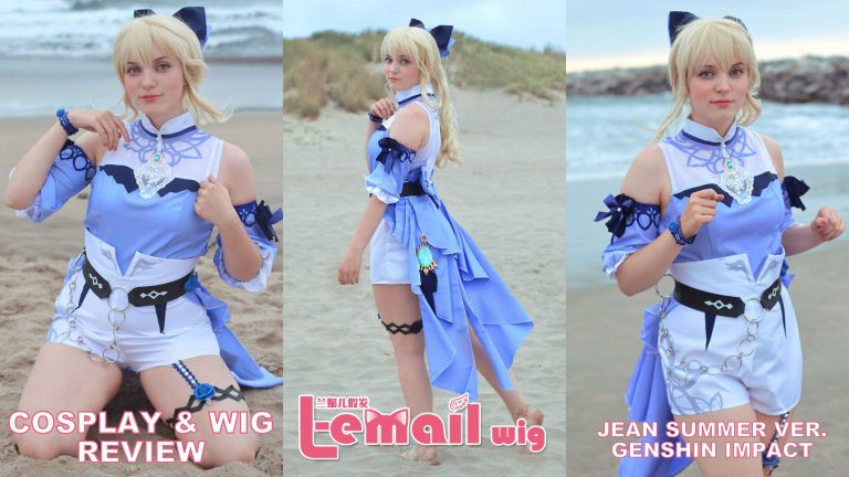 Cosplay & wig review: Jean’s summer outfit (Genshin Impact) from L-email wigs