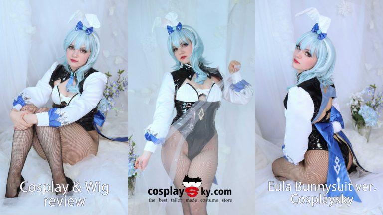 Cosplay & wig review: Eula Bunnysuit version from Cosplaysky