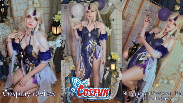 Cosplay & Wig review: Ningguang New Year Skin (Genshin Impact) from Cosfun